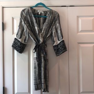 Faux wrap dress